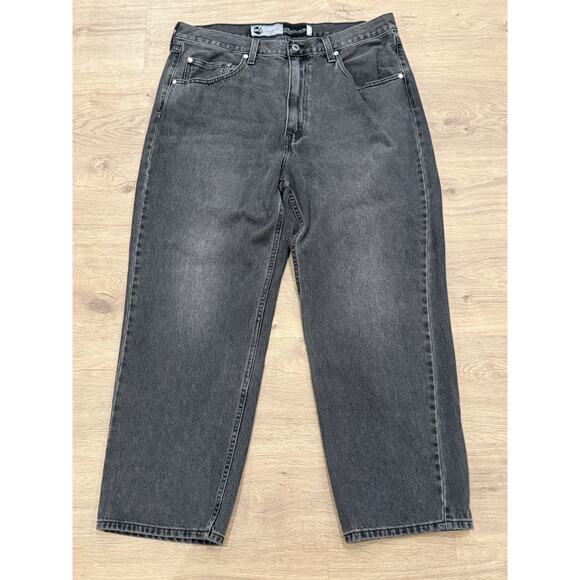 Levi's SilverTab Jeans Mens 36x30 Gray Black Vintage Loose Fit Baggy Skate Y2K - Picture 1 of 10